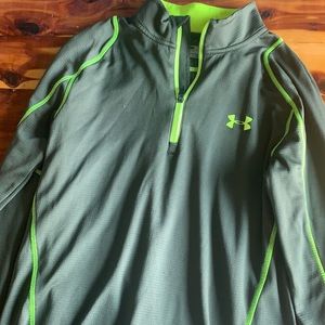 under armor green sweatshirt